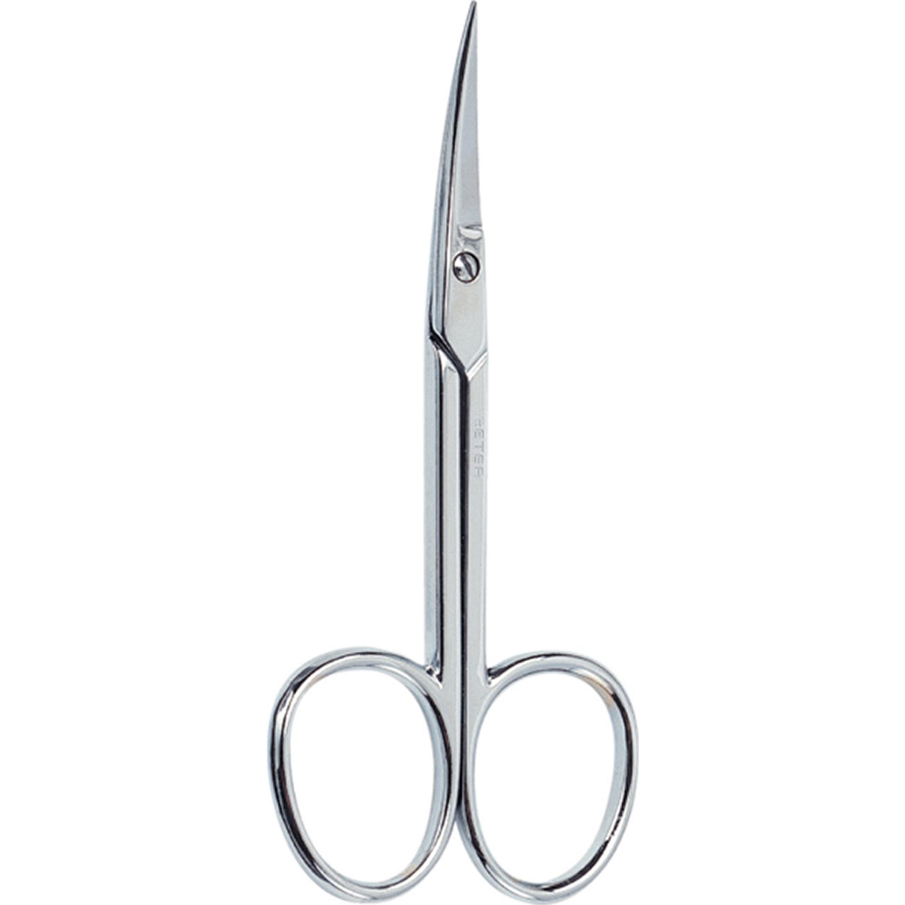 Beter tijera manicura pieles cromada curva profesional