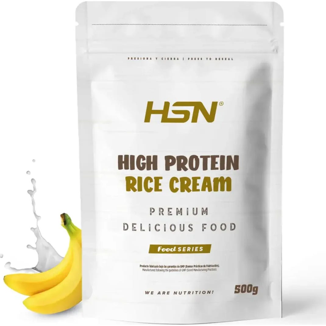 HSN Crema de Arroz Proteica Plátano 500g