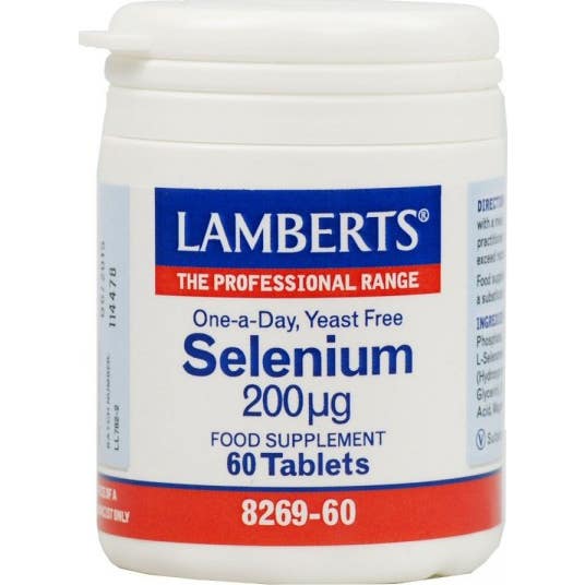 Lamberts Selenium 200Mcg 60 Tabletas