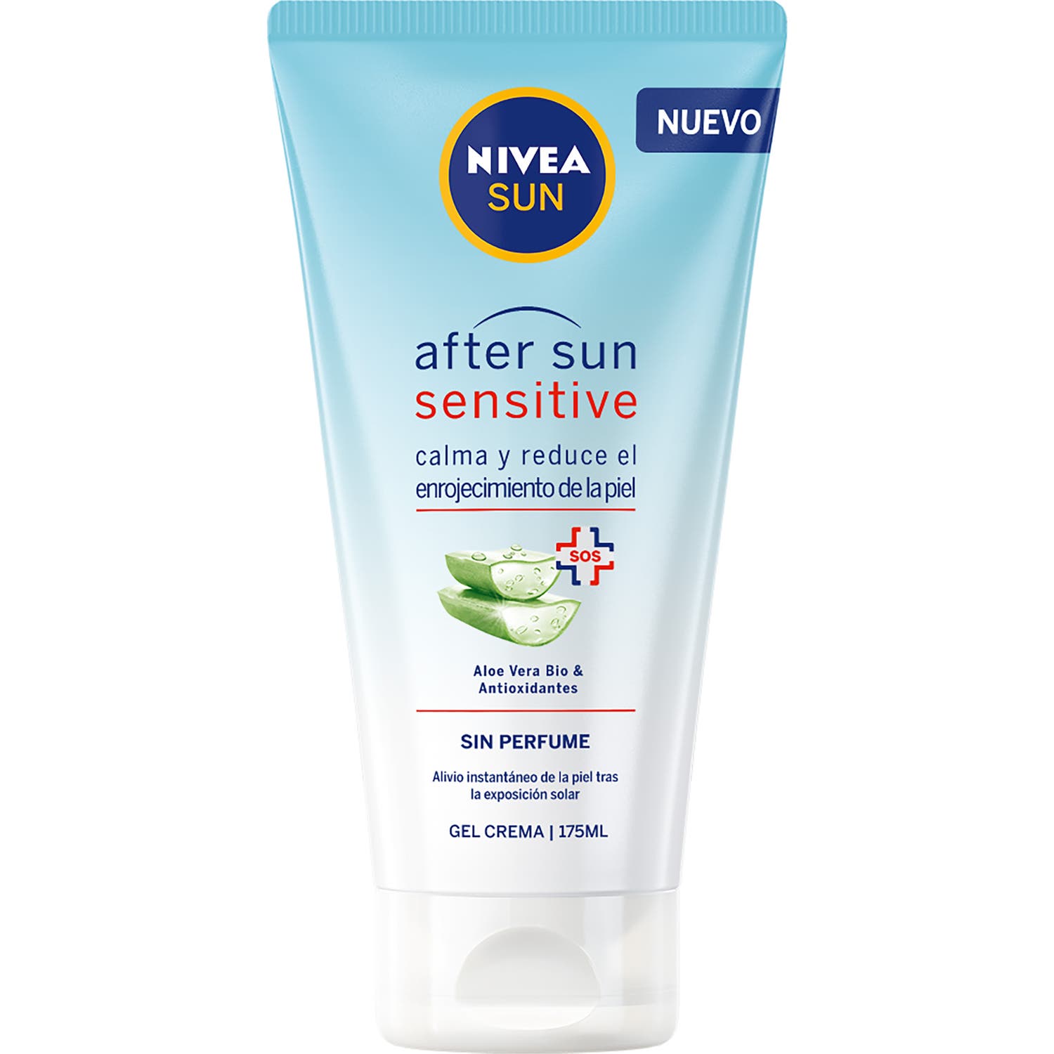 Nivea Sun After Sun Sensitive Gel Crema Sin Perfume 175ml