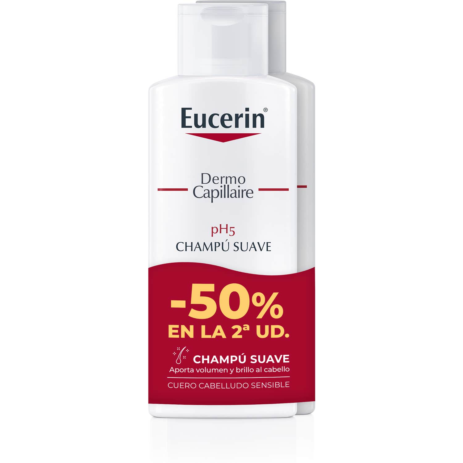 Eucerin Champú Suave pH5 2x250 ml