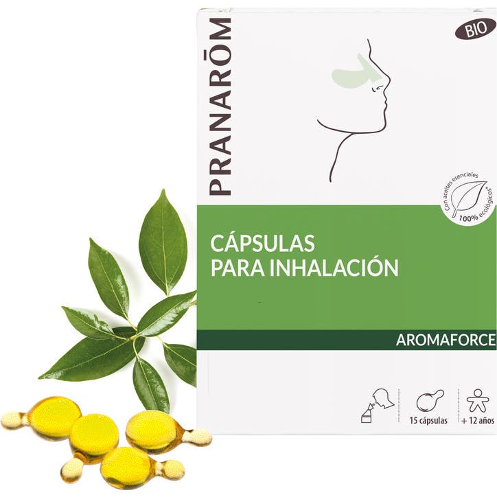 Pranarôm Aromaforce caps Para Inhalación BIO 15 caps