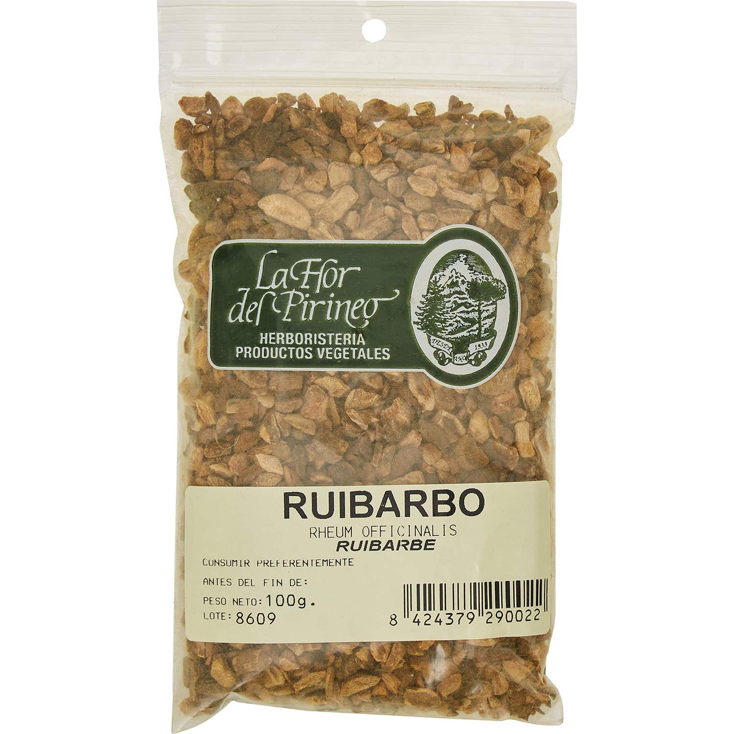 La Flor del Pirineo Ruibarbo Raíz 90g