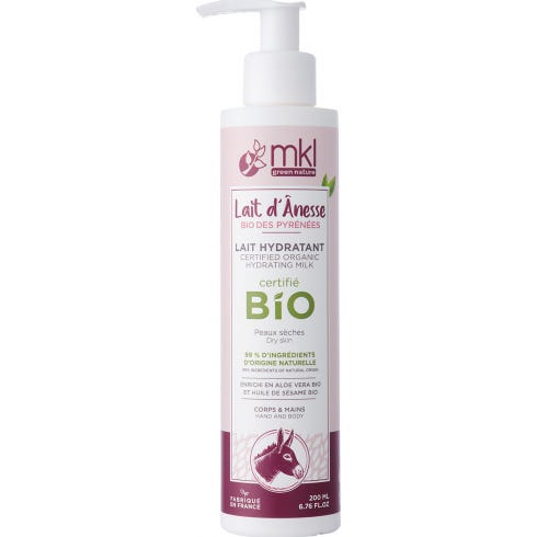 Mkl - Leche de Burra Hidratante Orgánica para el Cuerpo y las Manos 200 ml