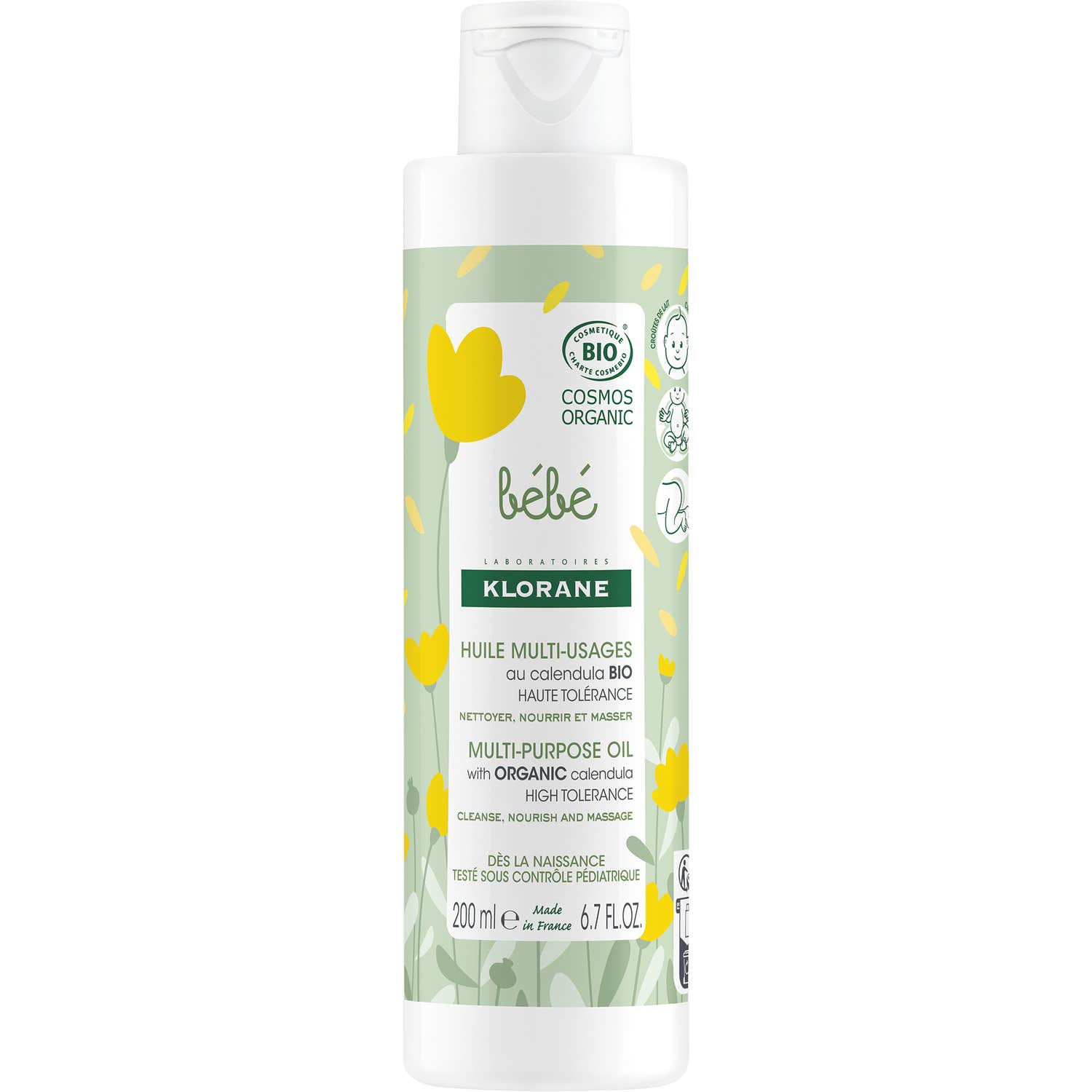 Klorane Bebé Aceite Multiusos a la Caléndula BIO 200ml