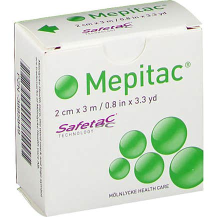 Mepitac Soft Fixação De Silicone De Limpeza 2cmx3m