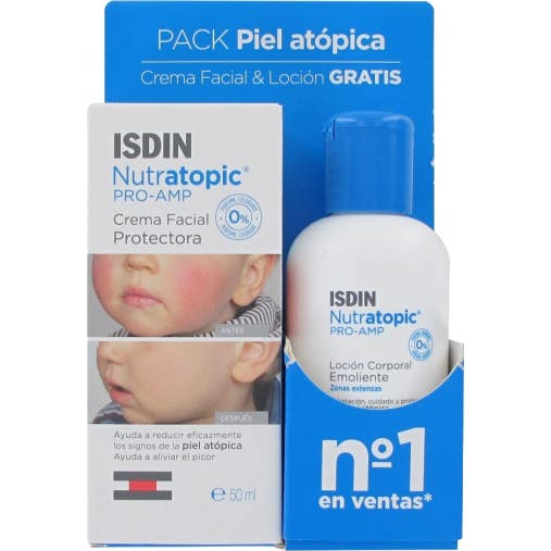 Nutratopic Pack Crema Facial 50ml + Loción 100ml