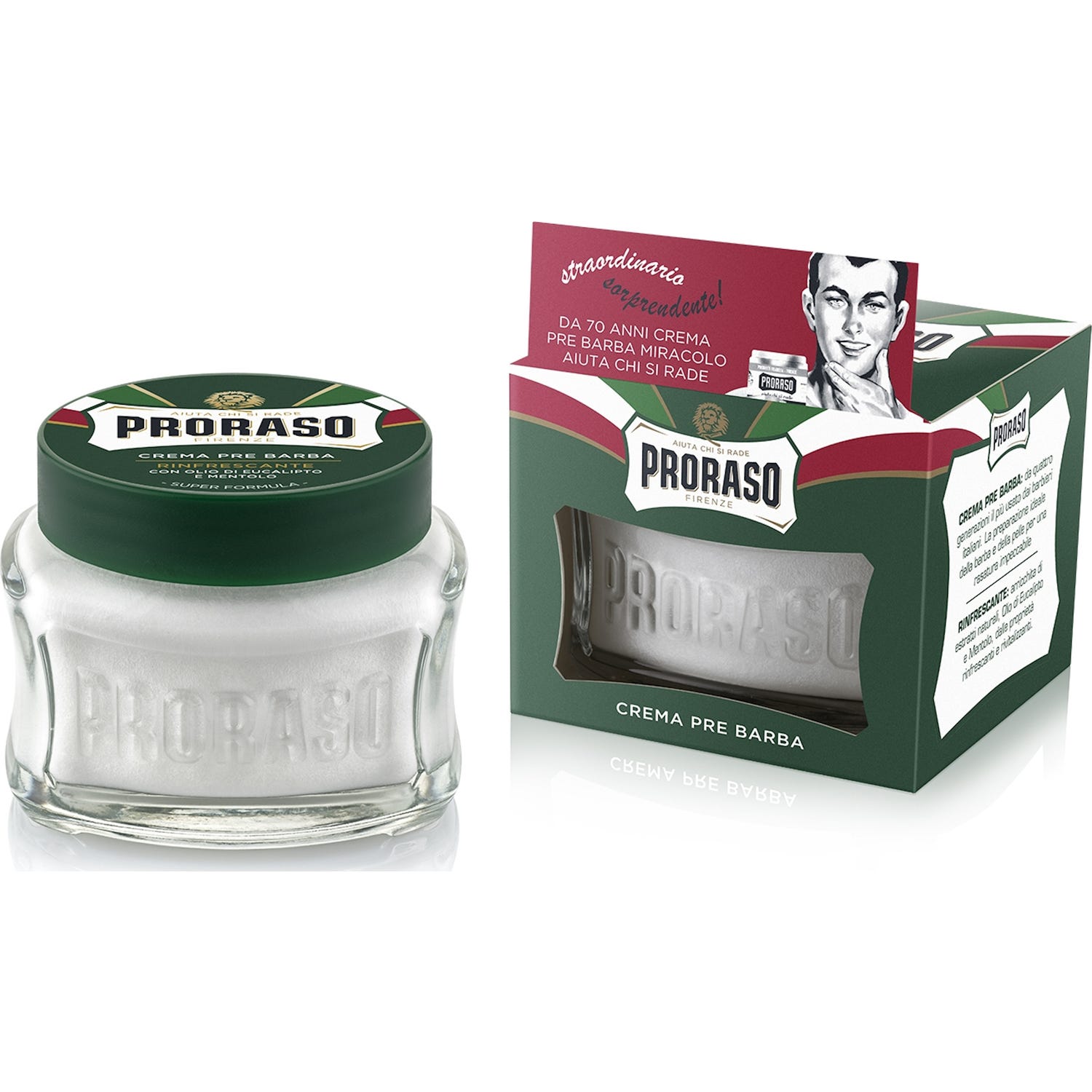 Proraso Crema Pre Barba Con Eucalipto Y Mentol 100ml