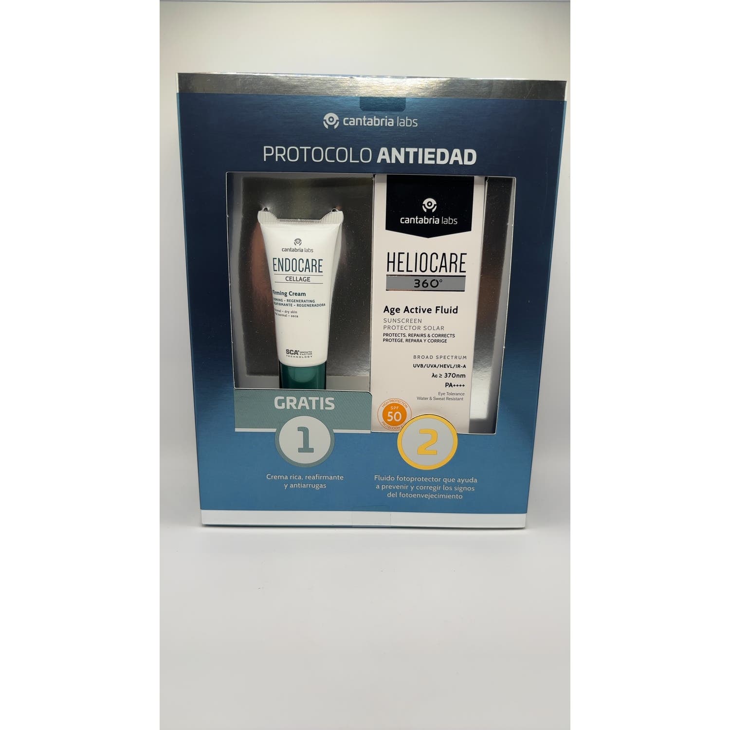 Heliocare Pack Age Active Fluid SPF50 50ml + Endocare Cellage Firming Cream 15ml Heliocare Pack Age Active Fluid SPF50 50ml + Endocare Cellage Firming Cream 15ml