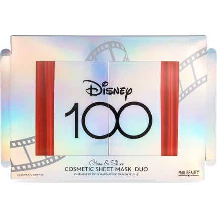 Mad Beauty Disney 100 Glow & Shine Cosmetic Sheet Mask Duo Kit