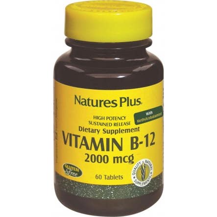 NaturesPlus Vitamina B12 2000 mcg 60 comp