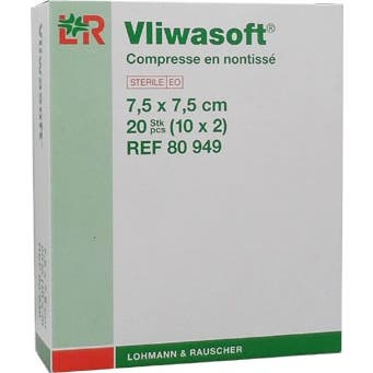 Lohmann & Rauscher Vliwasoft Compresa Estéril NT 7,5x7,5 cm 10 Sobres