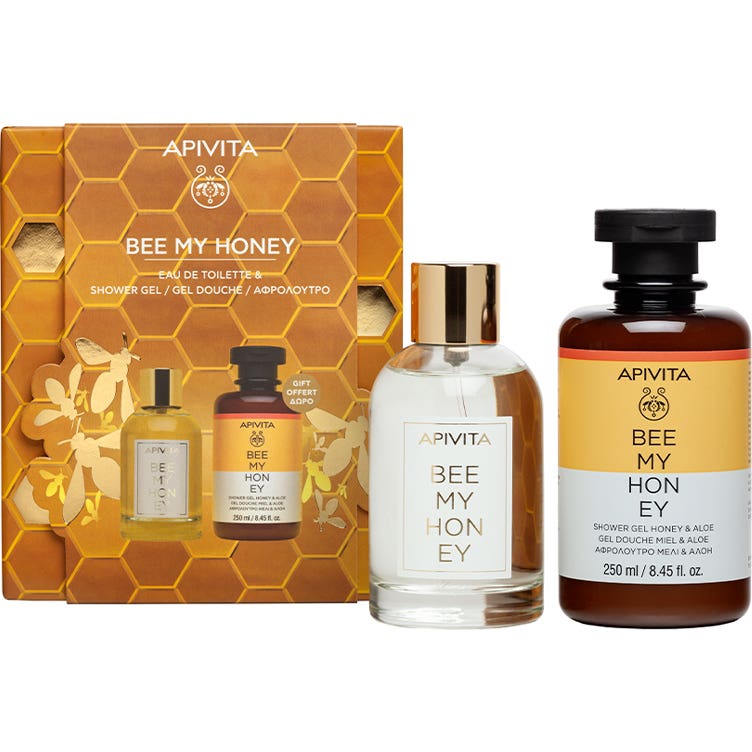 Apivita Set Bee My Honey Eau d Toilette 100ml + Shower Gel 250ml