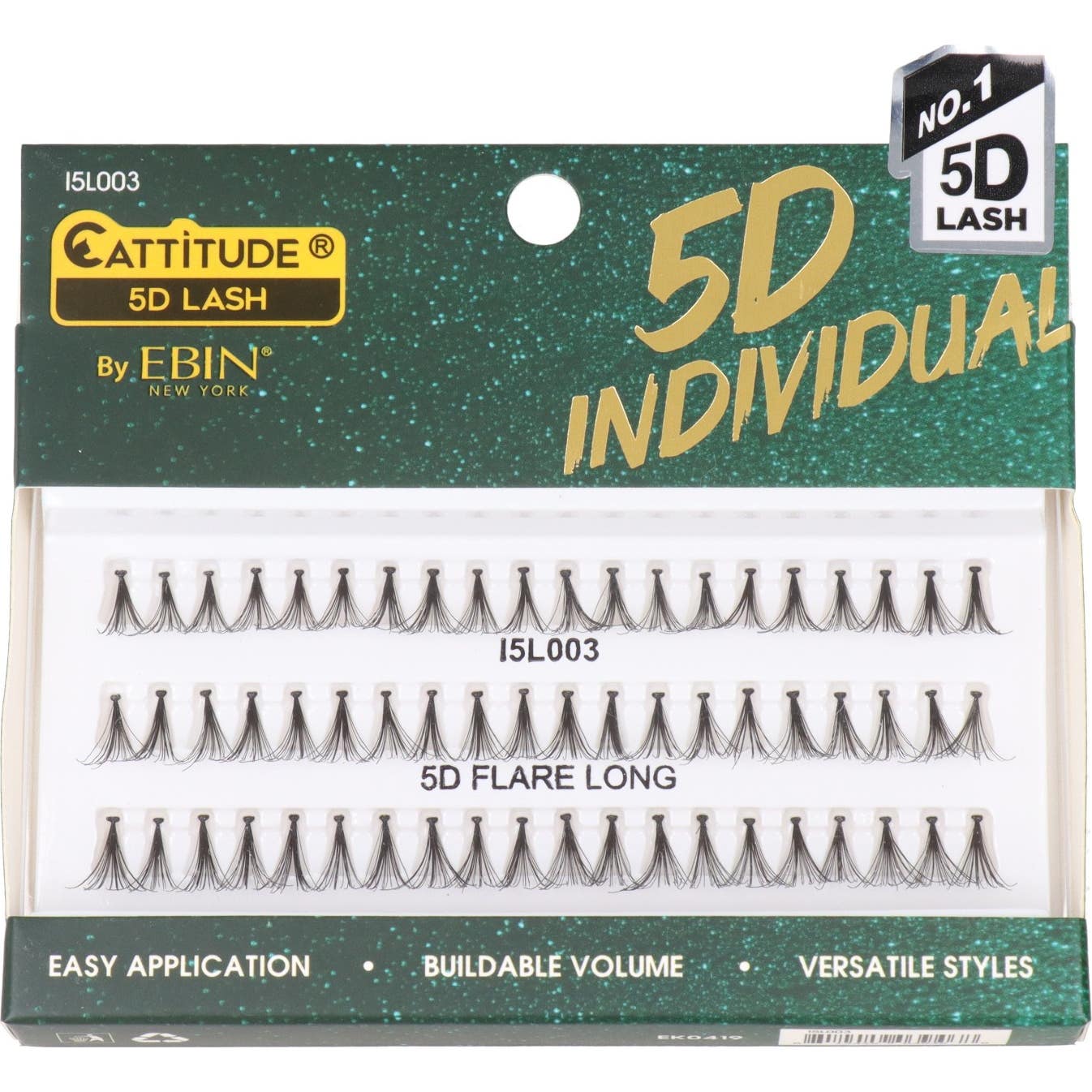 Ebin New York Cattitude 5D Lash Individual 003 Set