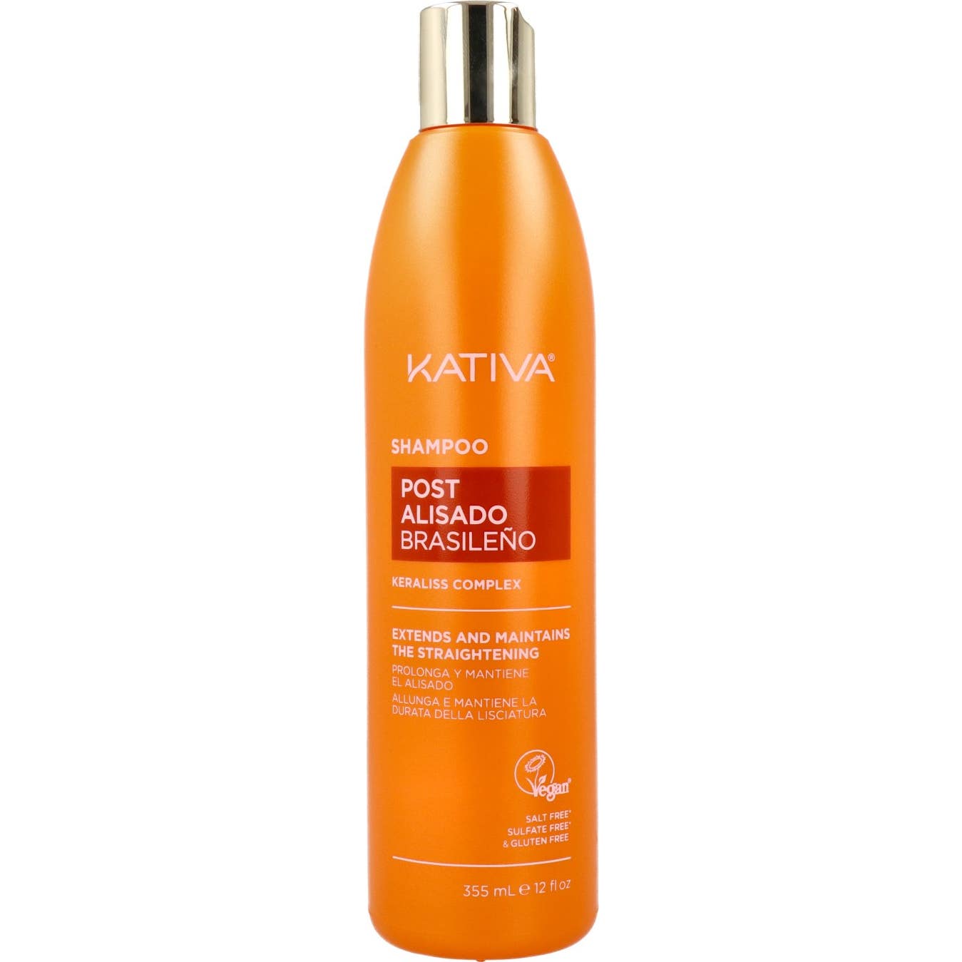 Kativa Post Alisado Brasileño Champú 355ml