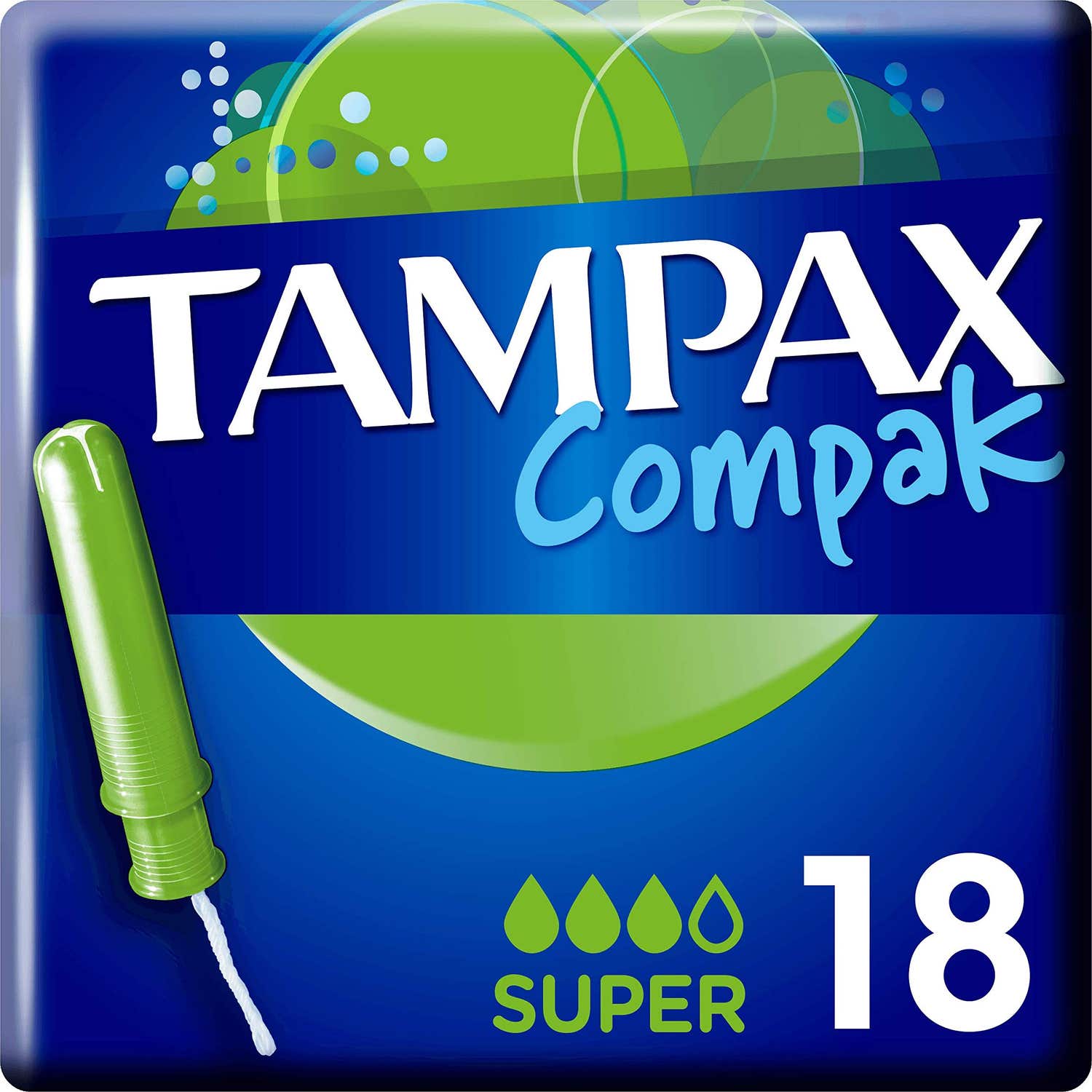 Tampax Compak Super 18 Verde