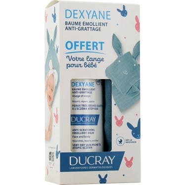 Ducray Set Dexyane Bálsamo Emoliente 400ml + Muselina