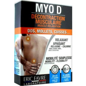 Myo D caja de relajación muscular de 30 comp