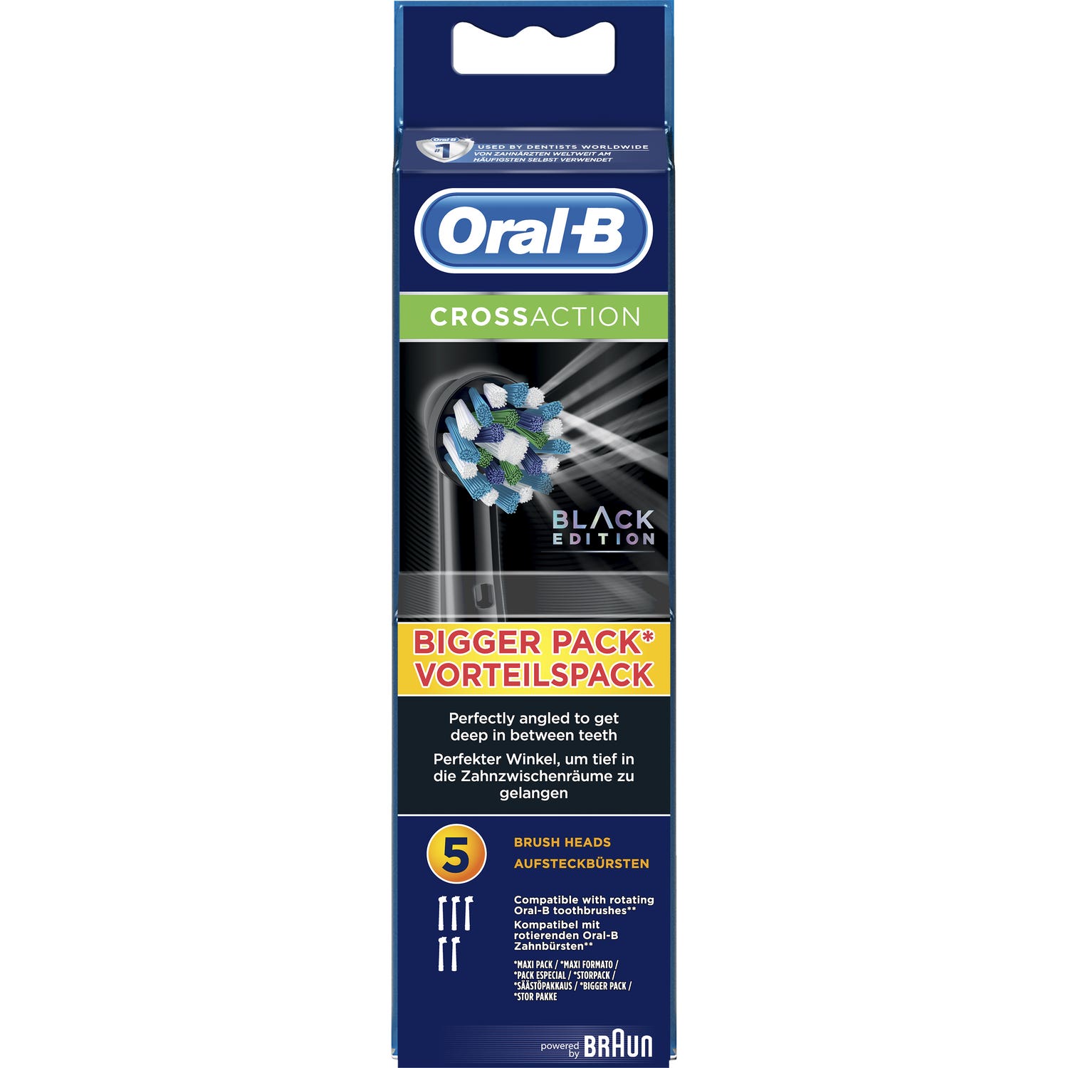 Oral-B Recambios EB50 Cross Action Black Edition 5uds