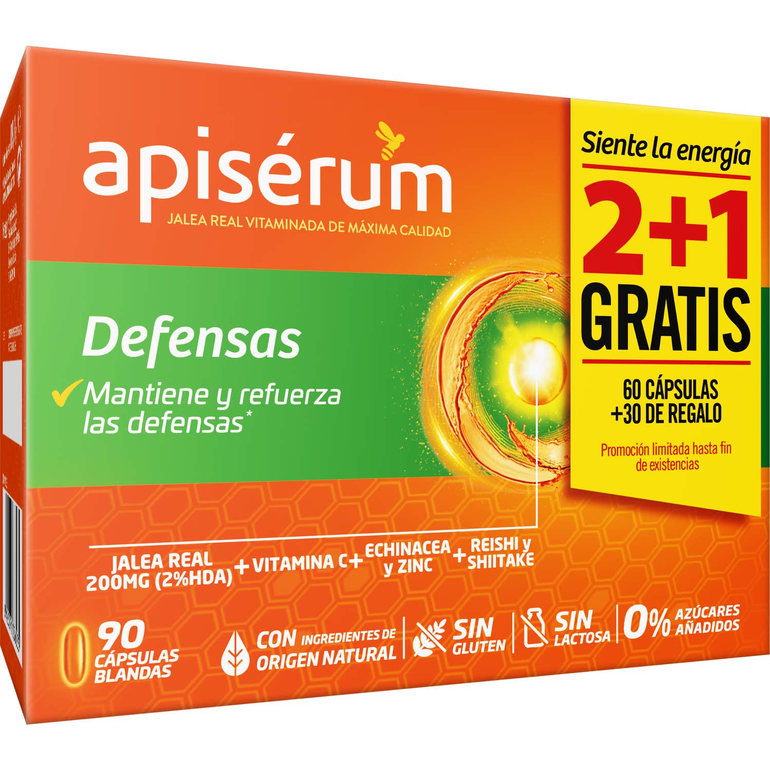 Apisérum Pack Defensas 3 meses 90caps