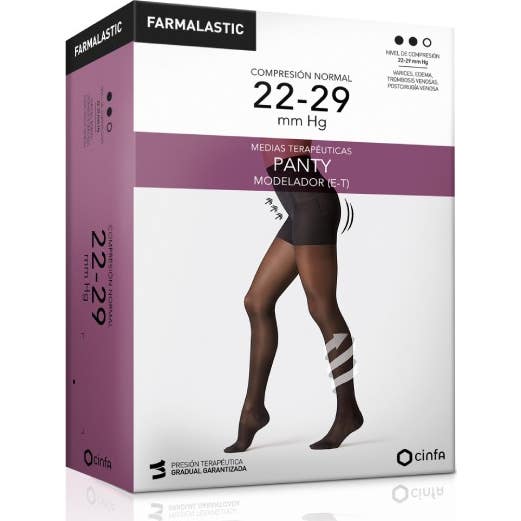 Farmalastic panty modelador (E-T) compresión normal T-extra grande beige