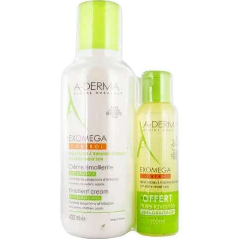 A-Derma Exomega Control Bálsamo Emoliente 400ml + Aceite 100ml