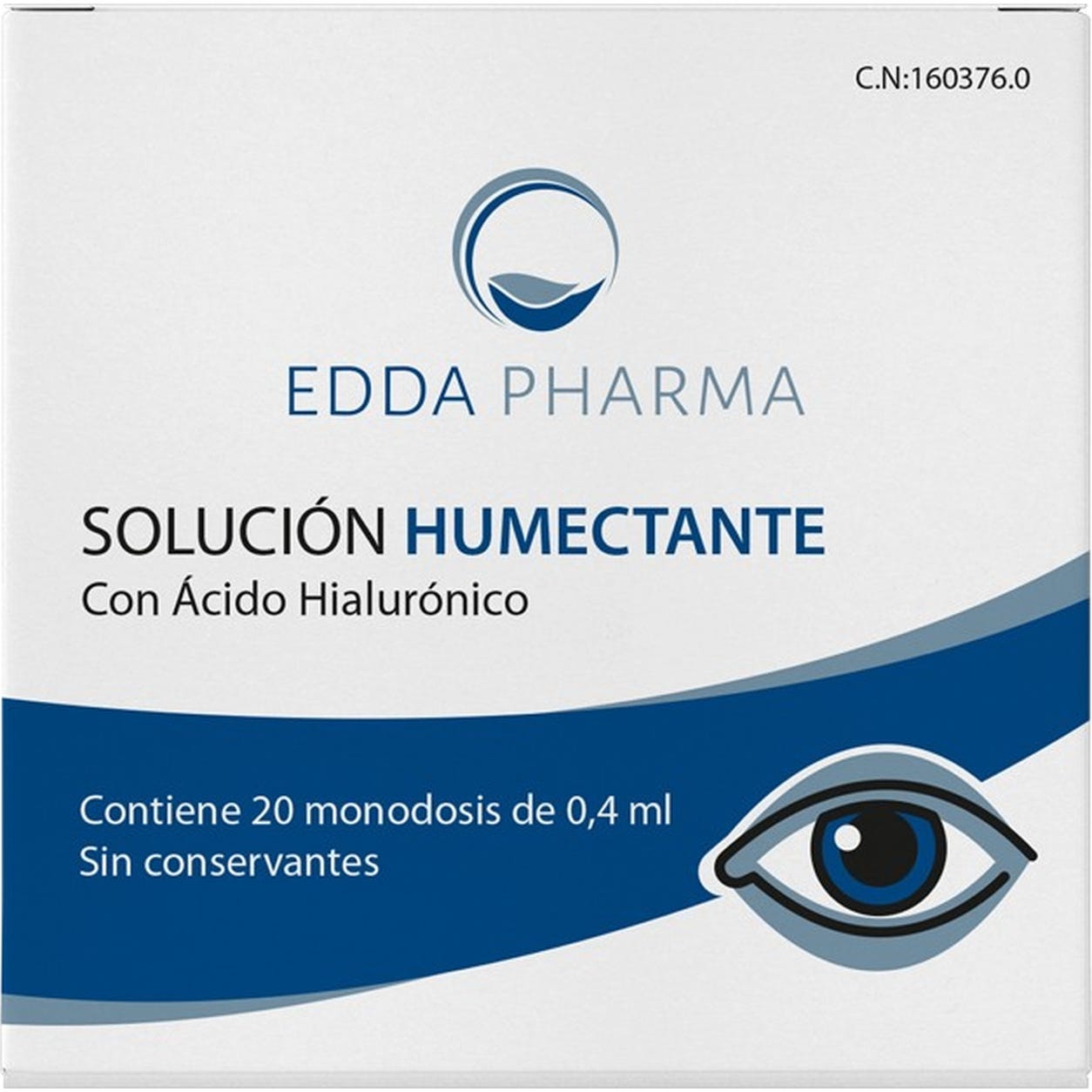 Edda Pharma Solución Humectante 0,4x20monodosis