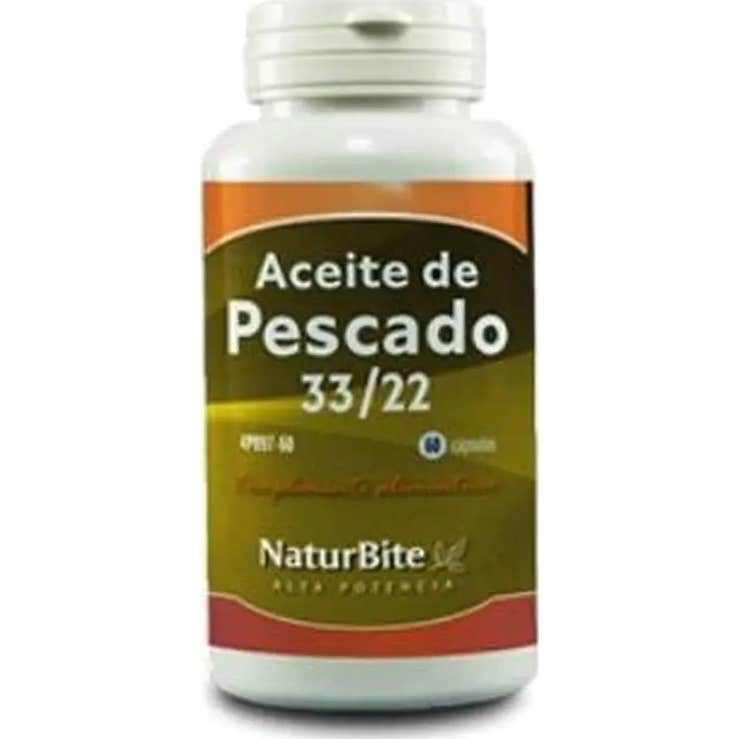 NaturBite Aceite de Pescado 1000 mg 33/22 120 caps