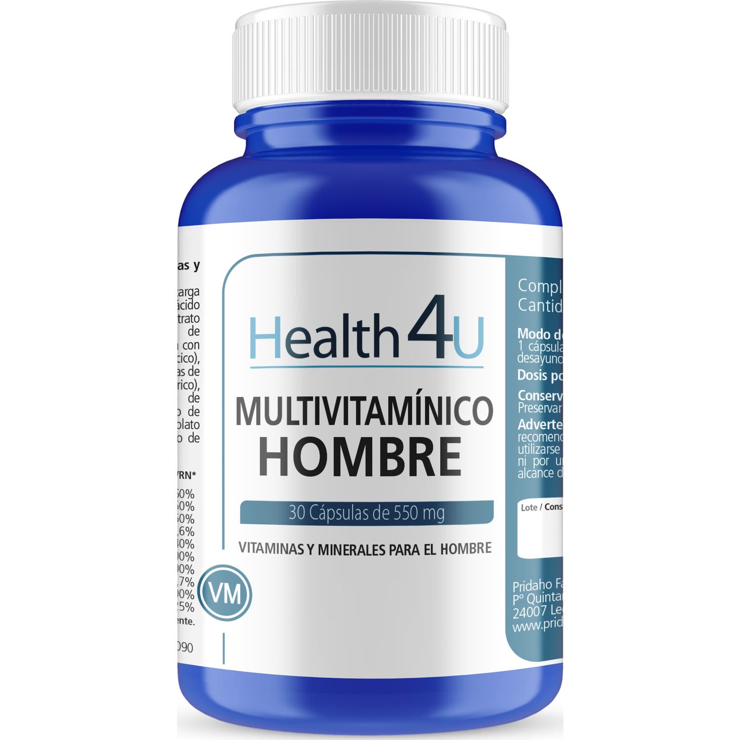 H4U Multivitamínico Hombre 30caps