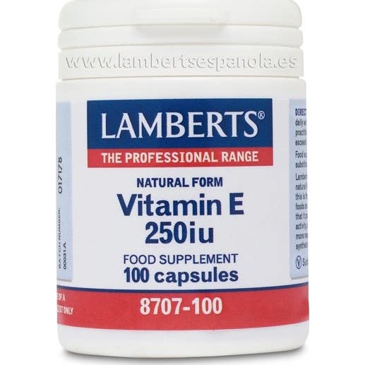 Lamberts Hombre 5 X Vitamina E 250 Ui 100 Cápsulas - Imagen 2