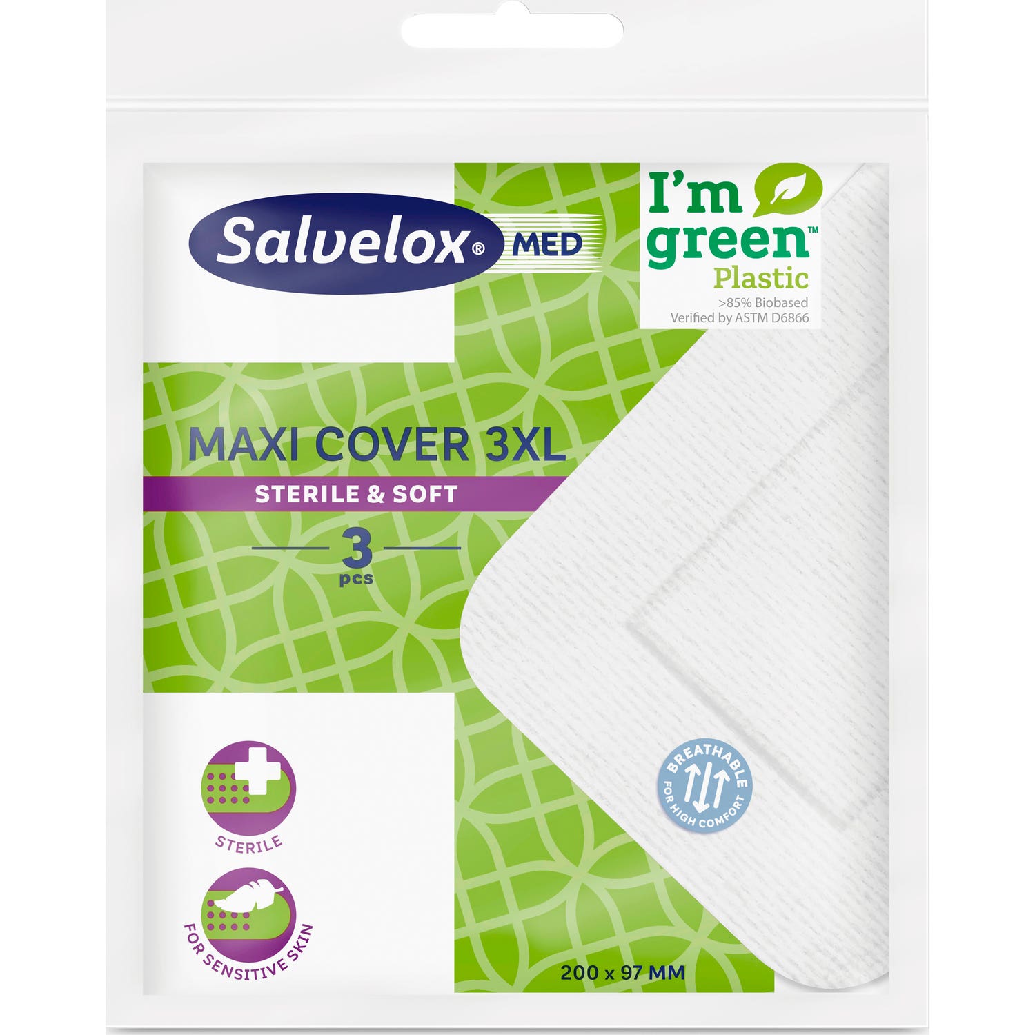 Salvelox Med Maxi Cover Apósito Estéril 3uds