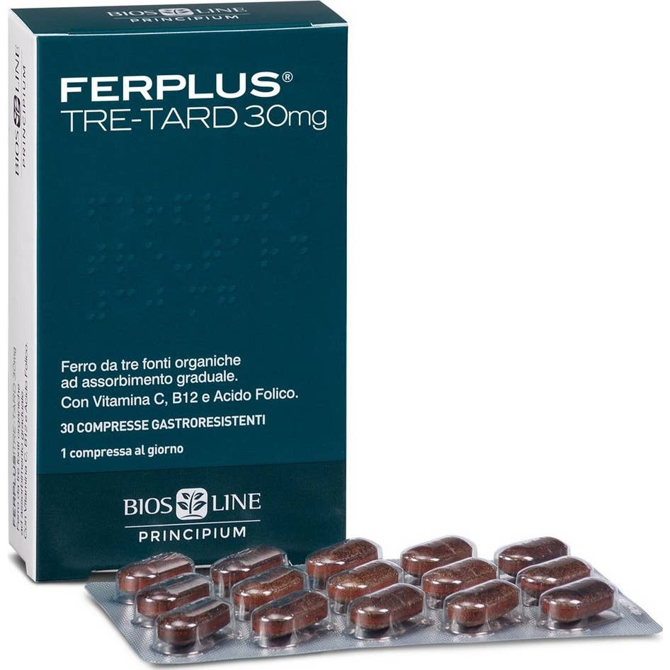FERPLUS TRE-TARD 30MG 30CPR de Bios Line | Natural Doctor