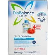 Diabalance Expert gel glucosa Efecto Sostenido Fresa 4 sobres