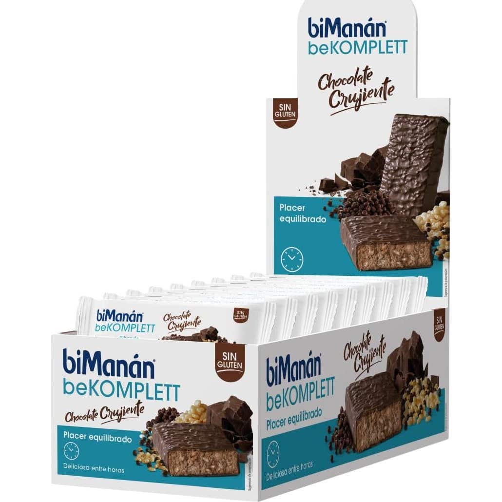 Bimanán Bekomplett Barritas de Chocolate Crujiente 24 uds