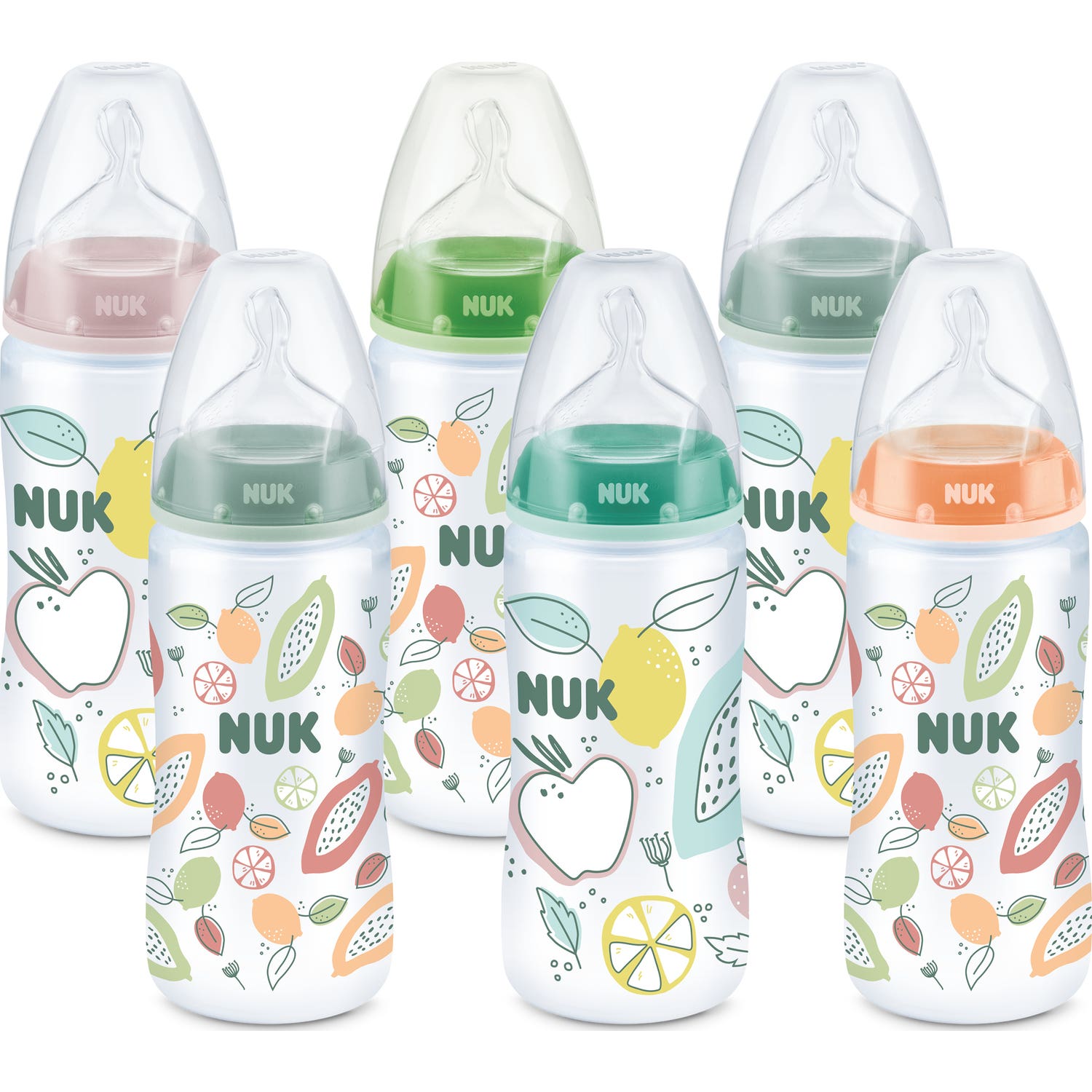 Nuk biberón travel first choice tetina silicona boca ancha talla 1 orificio m 300ml
