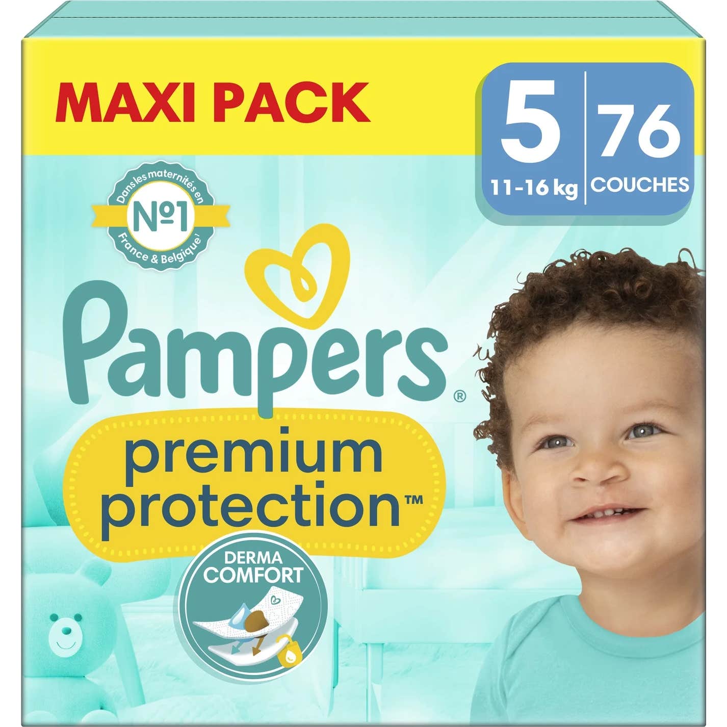 Pampers Premium Protection Pañales Talla 5 11-16kg 76uds