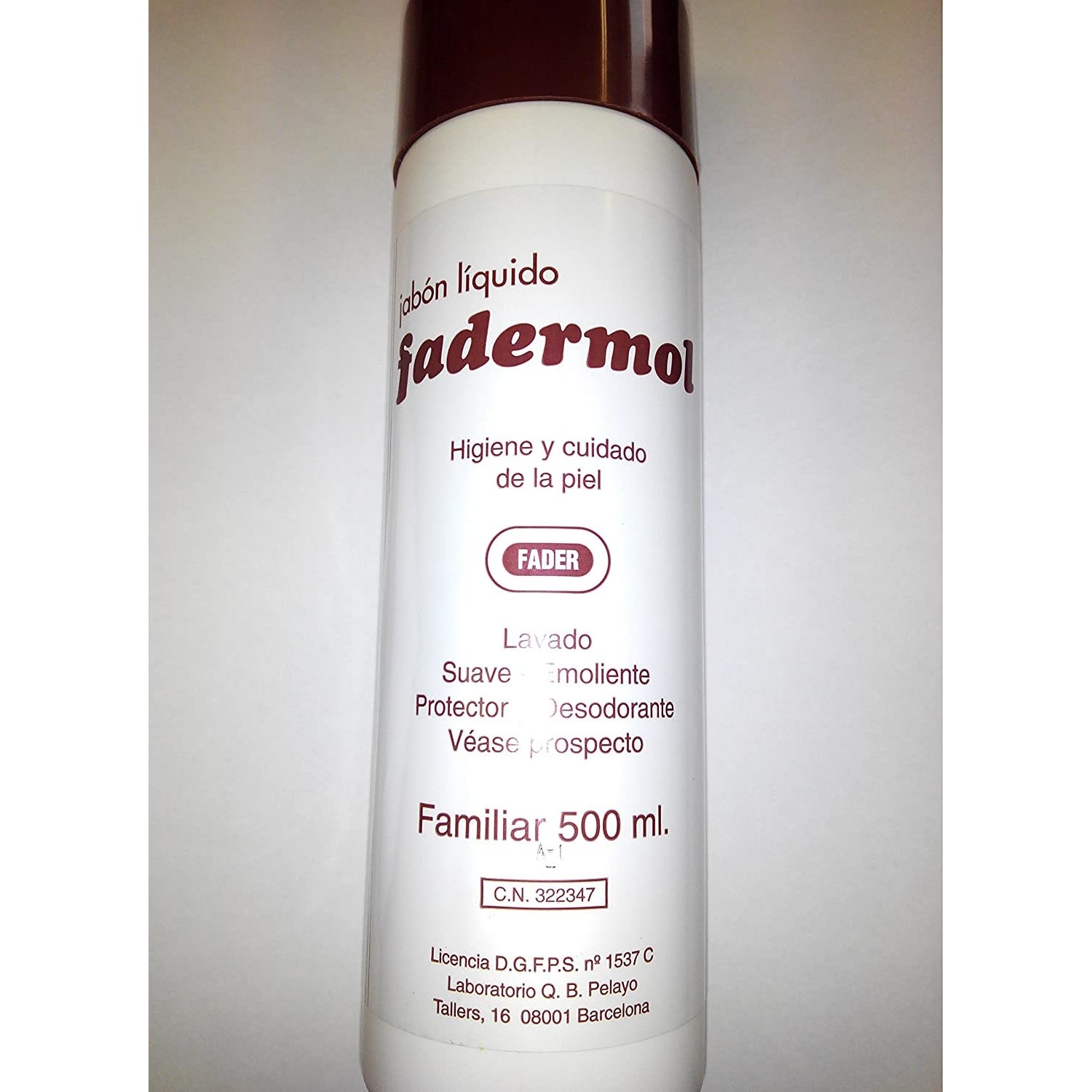 Fadermol Jabon Liquido 500 Ml