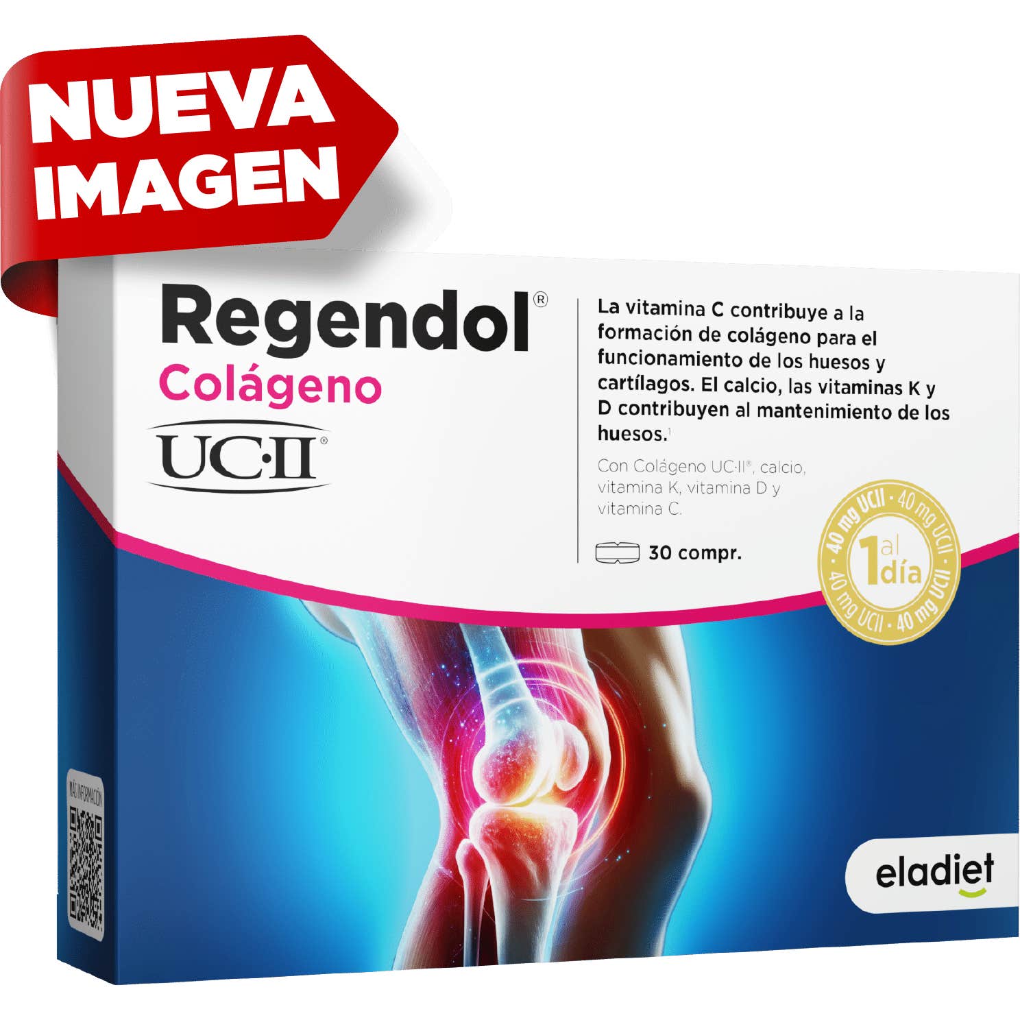Eladiet Regendol Colágeno UC-II 30comp
