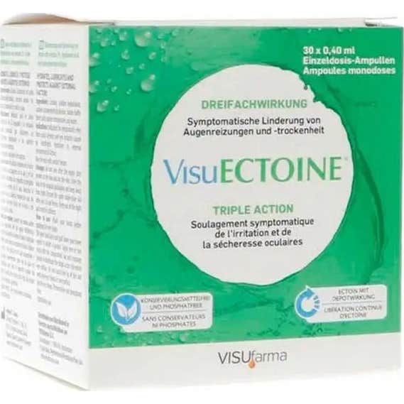 Visufarma Visuectoine 30 Ampollas Unidosis 0,4 Ml 30 Ct - Imagen 2