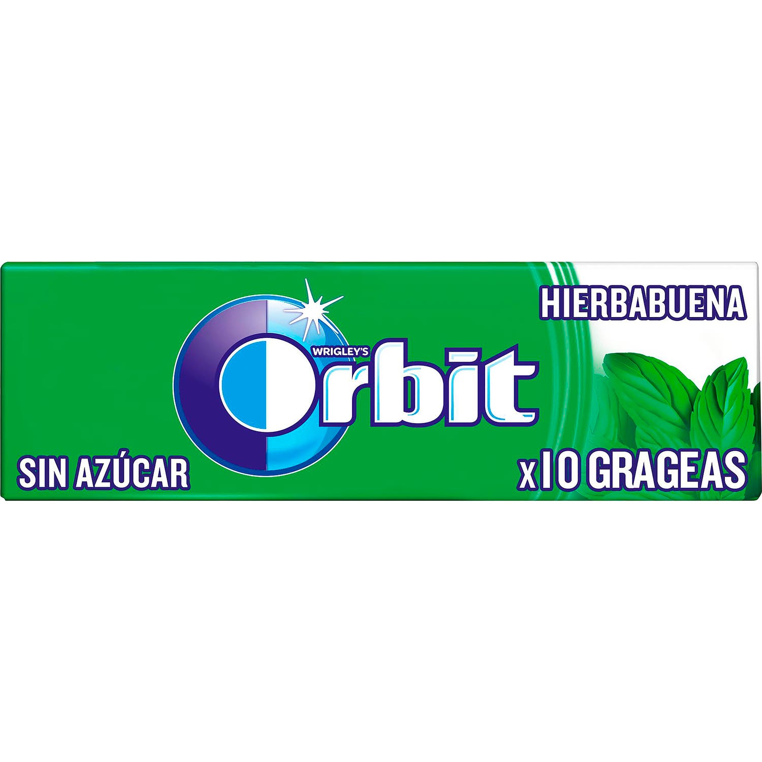 Orbit Chicle Hierbabuena 10 uds