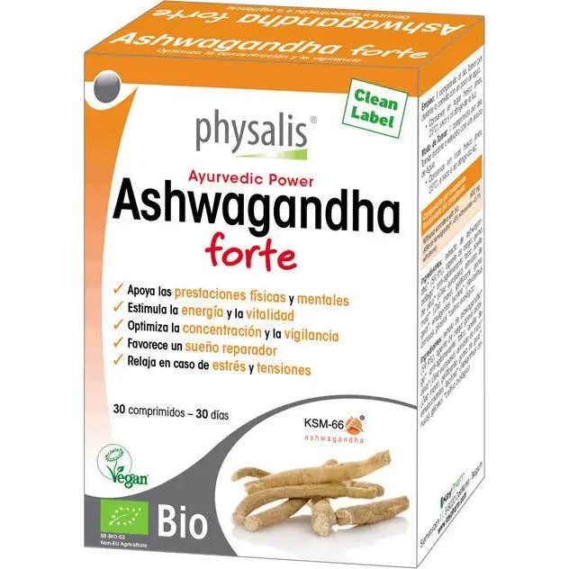 Physalis 5 X Ashwagandha Forte Bio 30 Comprimidos - Imagen 3