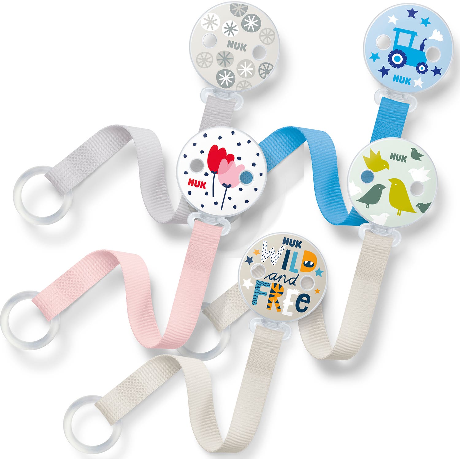 Nuk cinta sujeta chupete duo 1u