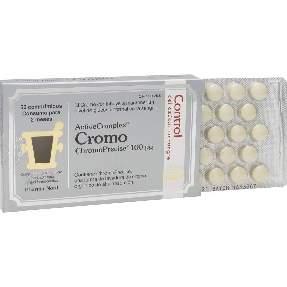 Pharma Nord 3 X Activecomplex Cromo 60 Comprimidos - Imagen 3