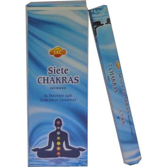 Sac Incienso Siete Chackras 20 Varillas