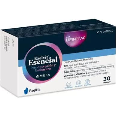 ExelVit Esencial Preconcepción y Embarazo 30 caps