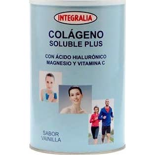 Integralia Colágeno Soluble Plus hialurónico magnesio sabor vainilla 300 g