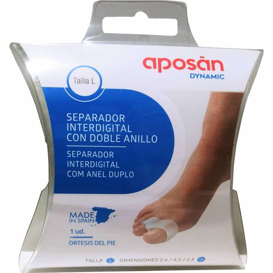 Aposan Separador Interdigital Doble Anillo T L 1ud