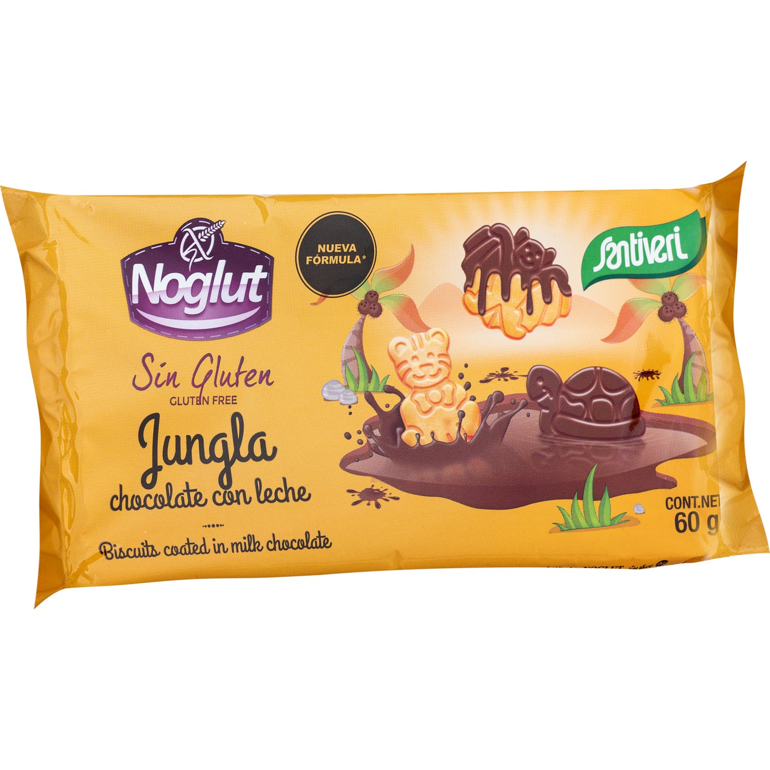 SantiveriNoglut Galletas Jungla Choco Leche 60g S | Natural Doctor