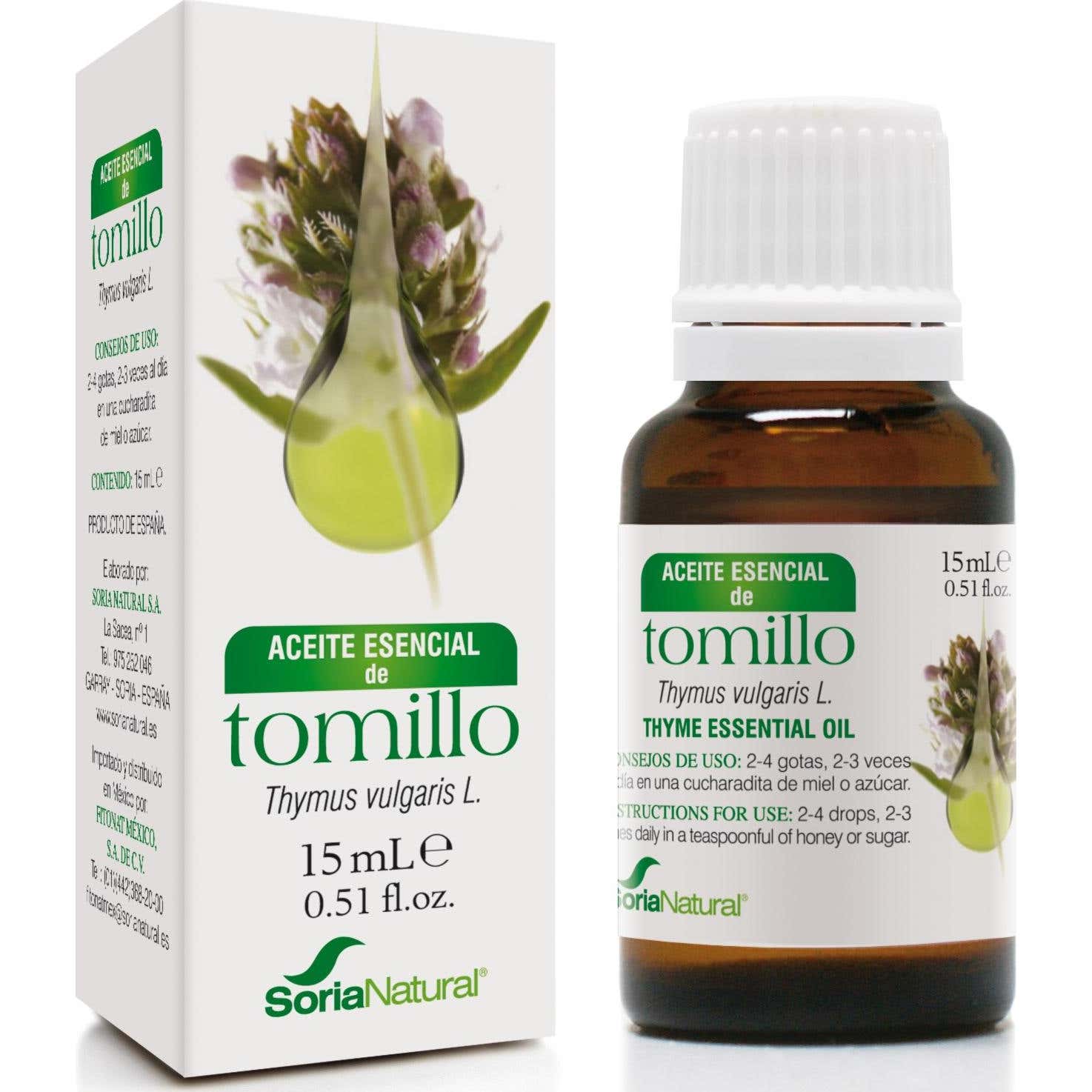 Soria Natural Aceite Esencial Tomillo 15ml