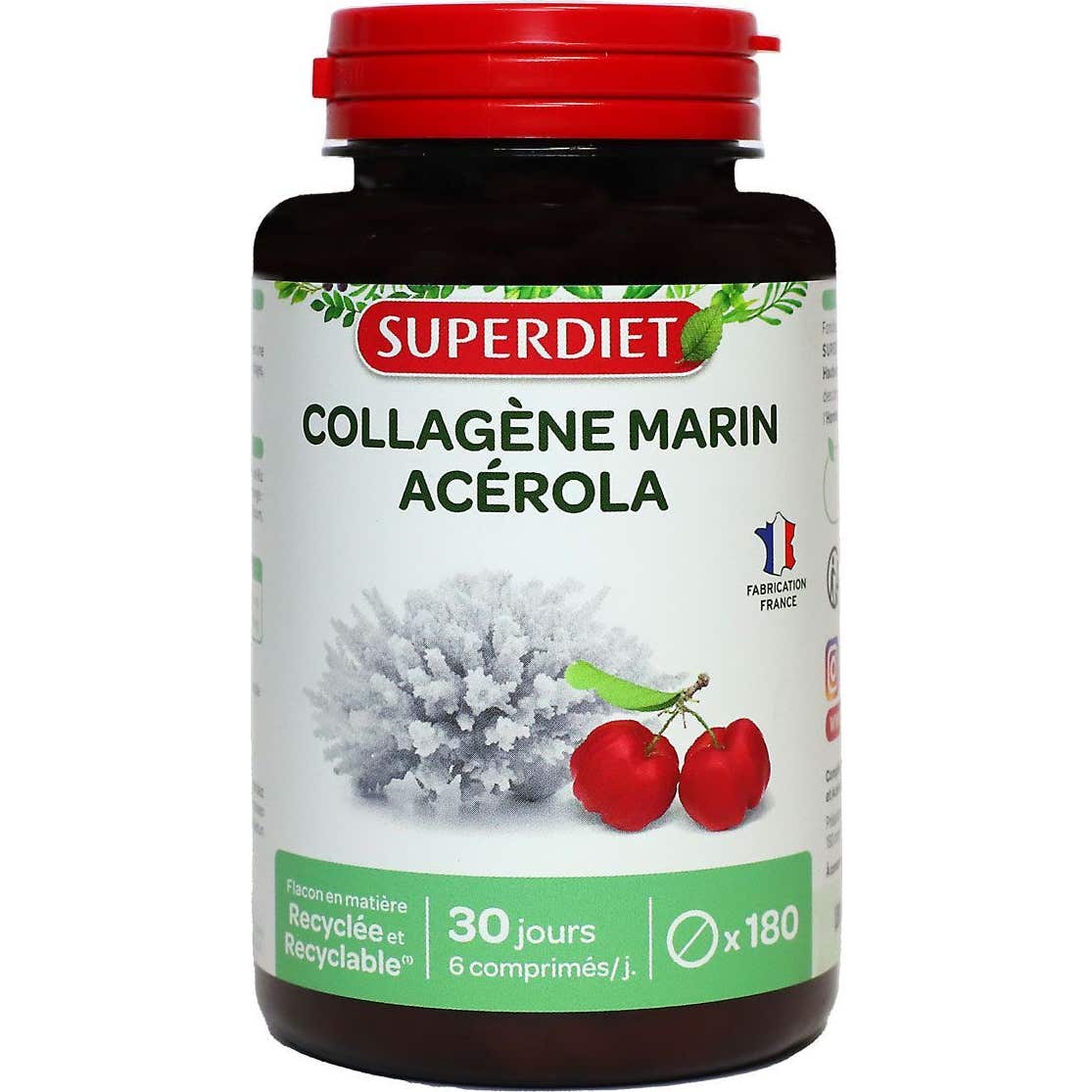 Super Dieta Colágeno Marino + Vitamina C 180 comprimidos